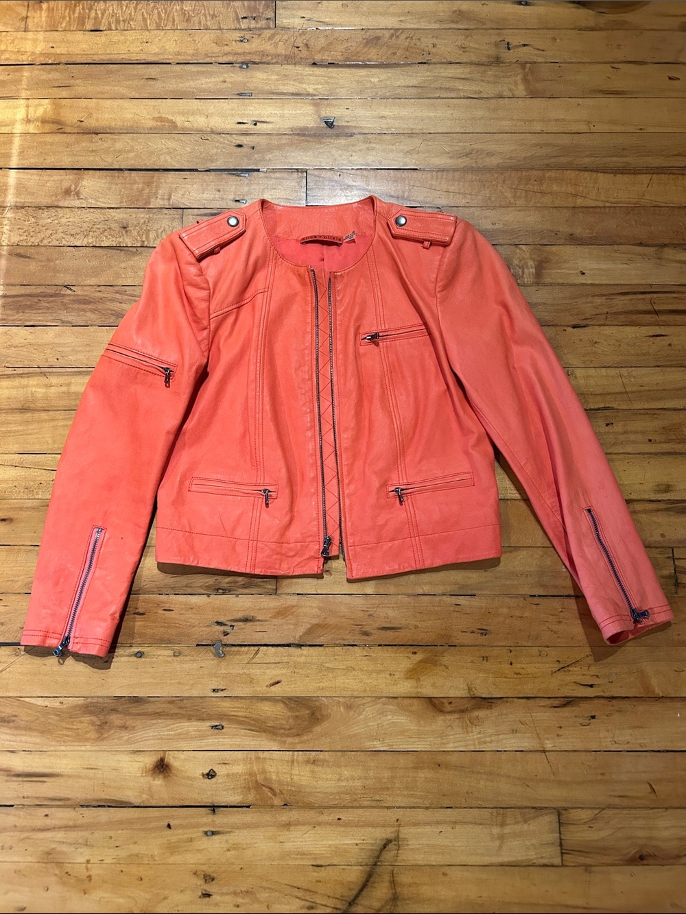 Alice + Olivia leather jacket
